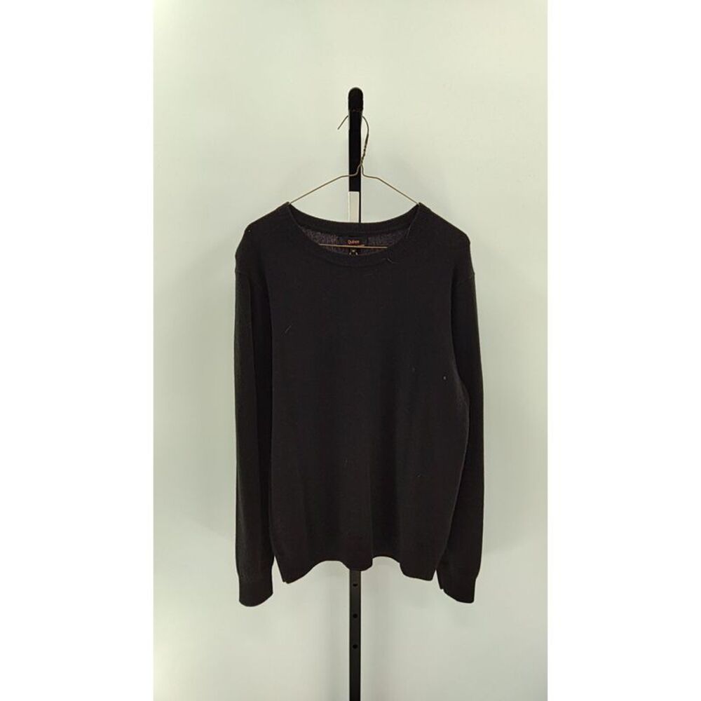 Quince Women Mongolian Cashmere Crewneck Sweater Black M